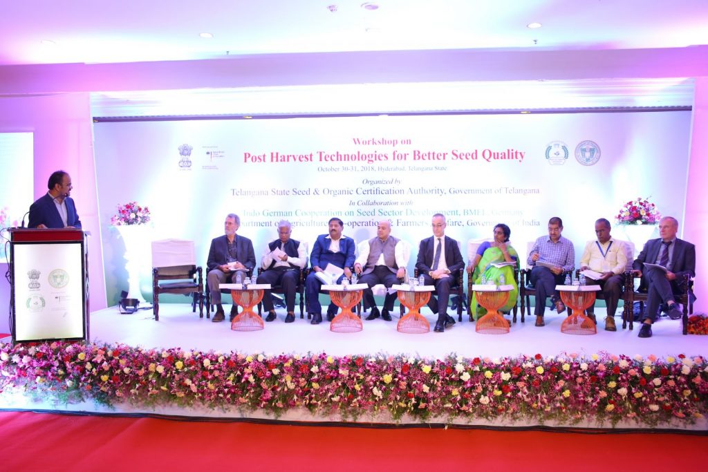 Workshop on post-harvest technologies for better seed quality in Hyderabad